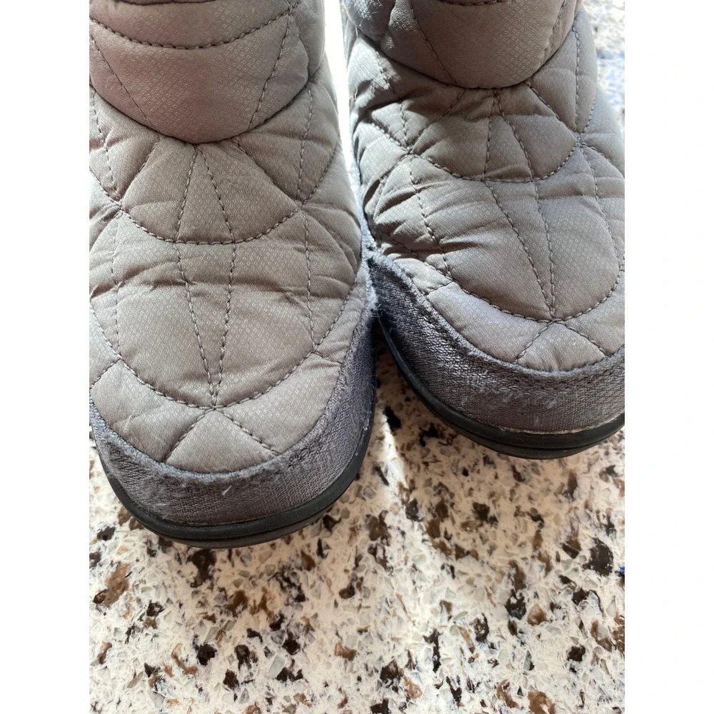 Columbia Minx Mid III Kids 4 Gray Exc Waterproof Omni-Heat Boots Winter Utility